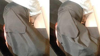 A Muslim woman gives a sensual oral sex performance