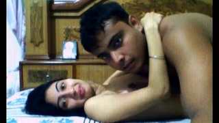 Indian pair discovered engaging in intimate relations with a recent addition to their group