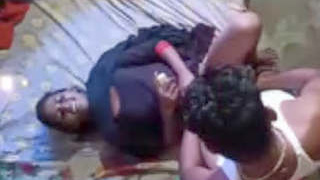 A young woman from a rural community engages in sexual activity with her nearby acquaintance.