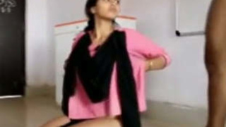 Desi teacher and student in a school setting video