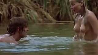 Bo Derek showing her legendary boobies in the water