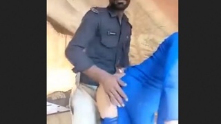 A transgender woman is having sex with a Pakistani officer