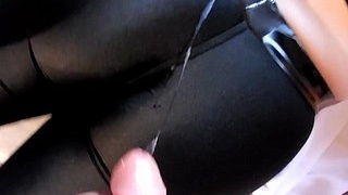 Wearing spandex, I experience weightlessness in space