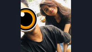 A slim and adorable girl reveals her breasts and intimate parts to her boyfriend