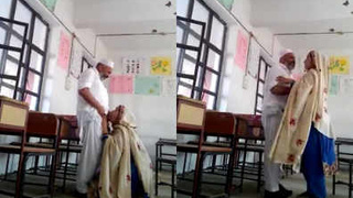 A Pakistani school principal engages in sexual activity with a female teacher