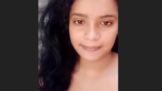 Village beauty indulges in sensual solo play