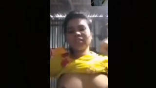 A village maiden's passionate exhibition of affection