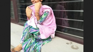 A youthful girl creates an exquisite video as a gift for her beloved