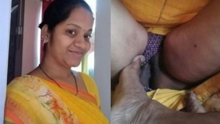 A sexy Indian wife enjoys foot fetish sex with her boss