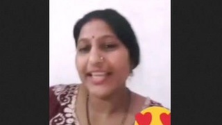 Indian aunt's explicit video featuring mature woman
