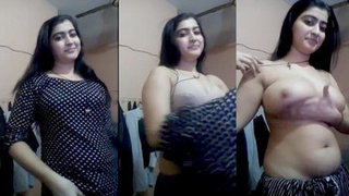 Pakistani beauty reveals her breasts and intimate parts