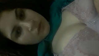 Attractive woman records intimate moments in multiple parts