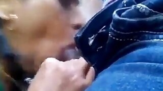 aunty SUCK YOUNG BOY DICK