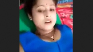 The Bhabhi's vagina is penetrated with less intensity than usual