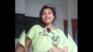 New videos of an attractive Indian girl added