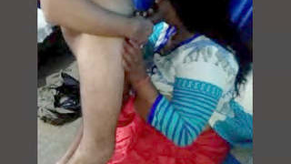 Indian wife gives hand and oral pleasure in part 2