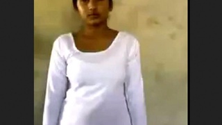 A young Indian woman enjoys a passionate encounter with her partner