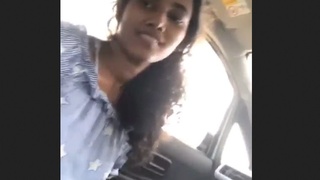 A joyful journey with a passionate man in a car