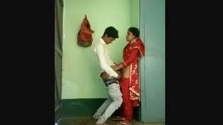 Indian housewife gets standing sex with Dewar Bhabi