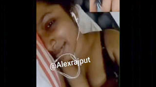 Malaysian girl performs on video chat