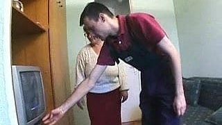 Elderly Serbian woman's sexual encounter with Dino