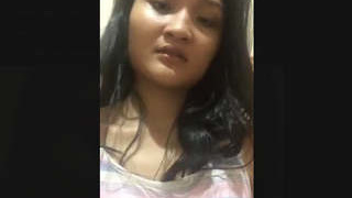 Aroused Nepalese woman displays her sensuality