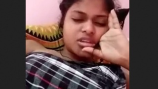 A romantic couple indulges in sensual video calls capturing their passion on camera