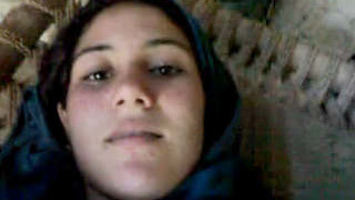 A Nepalese girl pleasures herself with a condom