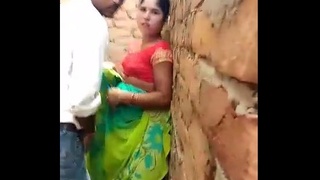 Desi bhabi's open-air escapade gets exposed