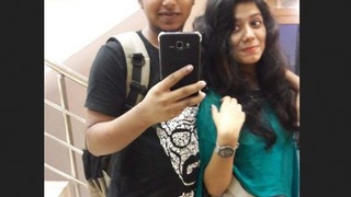 Sultry teen Indian couple indulges in naughty acts