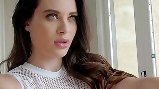Hot brunette babe (Honour) takes all the money and a big dick - Brazzers