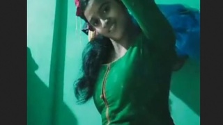 A stunning Bengali woman indulges in provocative conversation in a filthy video