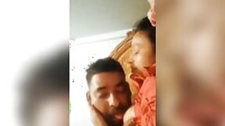 Bangladeshi wife Desi sucks her tits to her neighbor MMC