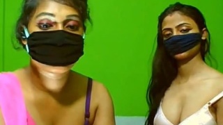 Indian beauties performing on camera