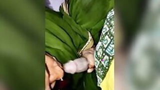 Mature sucks Desi XXX's cock before taking it in her hairy cunt
