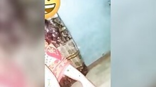 Horny couple Desi is not ashamed to copulate during a XXX video call