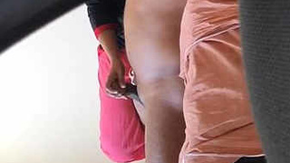 Horny Indian wife gives her husband a handjob before riding him