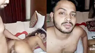 Newlyweds having hot sex on live TV