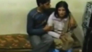 A mature couple has intimate sex as their friend records