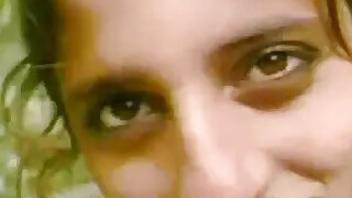 Desi Indian sucks and fucks in the woods