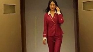 Asian beauty indulges in sensual fragrance