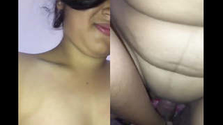 The charming sister-in-law indulges in mischief at home
