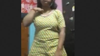 A Bengali woman displays and stimulates her vagina with her fingers