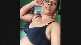 Elderly aunt's nude performance