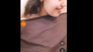 Sensual Arab dancer performs intimate Tango show live