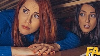 Fake hotel guest causes trouble in Halloween porn scene