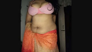 Desi damsel flaunts her sultry physique within her abode