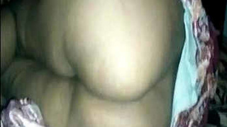 Indian wife's seductive butt on the bed