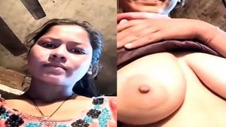 Sizzling Desi woman with large breasts in a video for your enjoyment