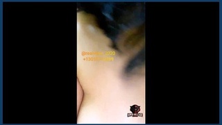 An elderly Arabian girl performs a seductive dance